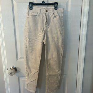 AEO white mom jeans